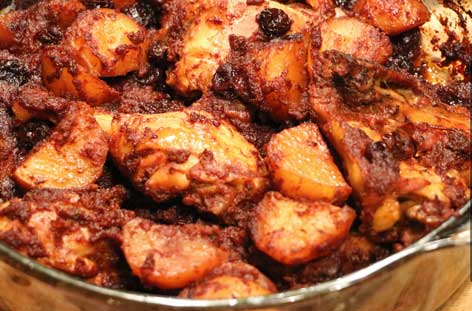 Receta-de-Pollo-al-Horno-con-Pasitas Receta-de-Pollo-al-Horno-con-Pasitas